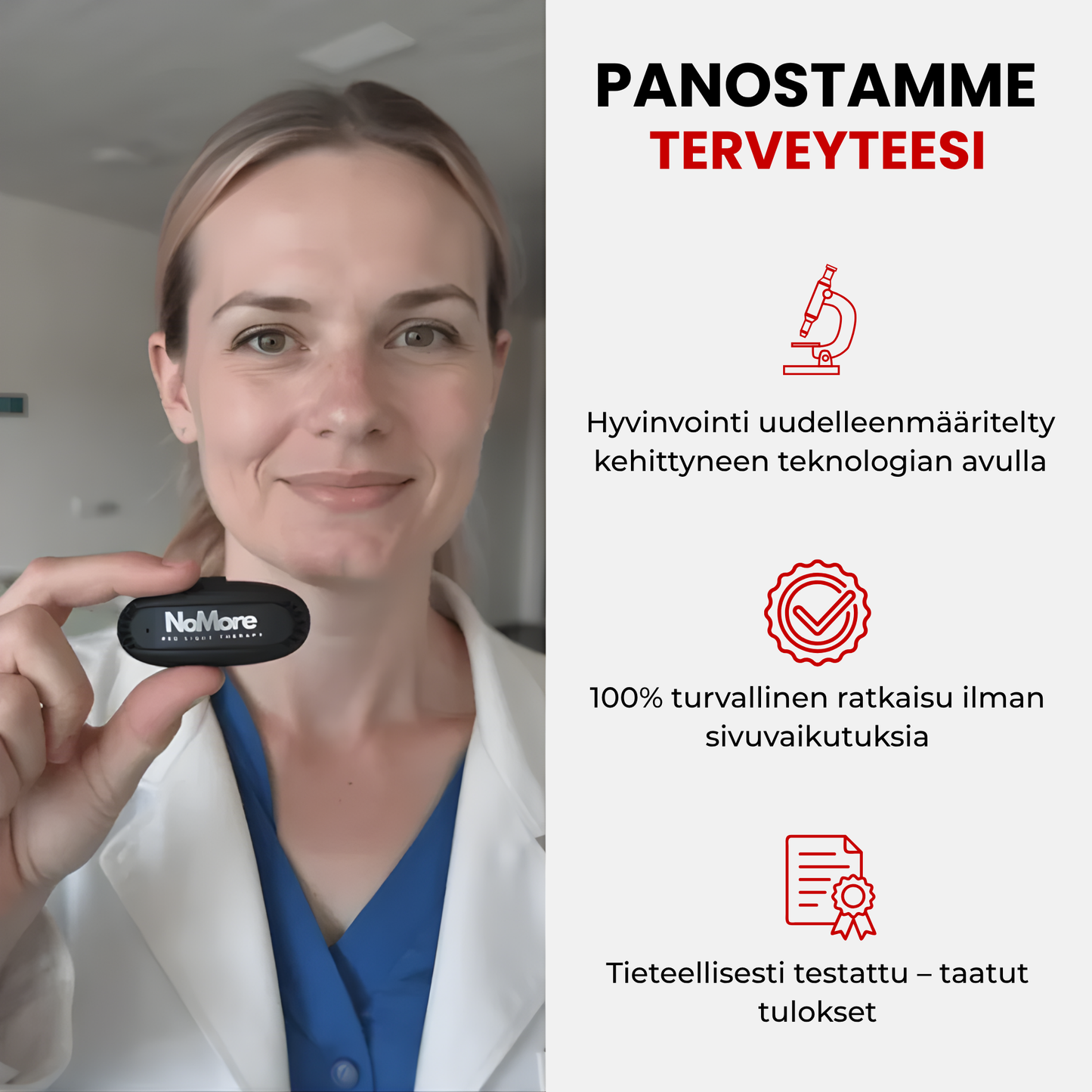 NoMore® - Nenän Punavalohoito